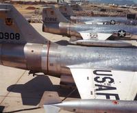 F-104C Starfighter (Serial No. 56-0908) Parked on Flightline; Da Nang Air Base, South Vietnam